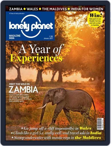 Lonely Planet Magazine India January 1st, 2017 Digital Back Issue Cover