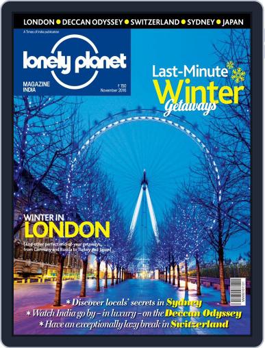 Lonely Planet Magazine India October 31st, 2016 Digital Back Issue Cover