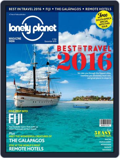 Lonely Planet Magazine India December 1st, 2015 Digital Back Issue Cover