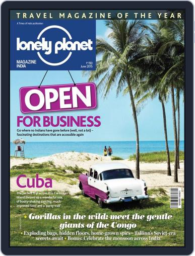 Lonely Planet Magazine India June 3rd, 2015 Digital Back Issue Cover