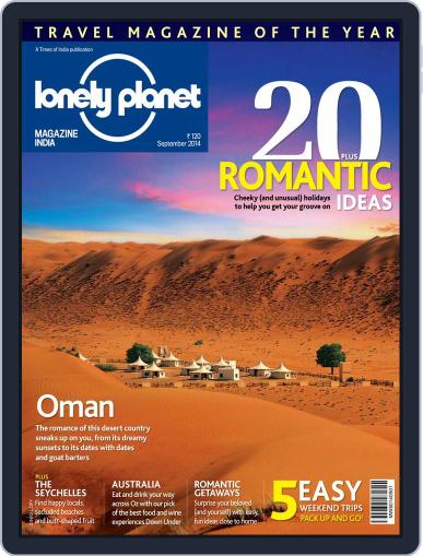 Lonely Planet Magazine India September 1st, 2014 Digital Back Issue Cover