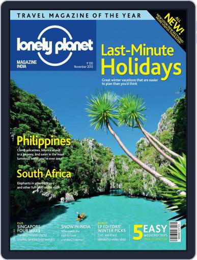 Lonely Planet Magazine India November 1st, 2013 Digital Back Issue Cover