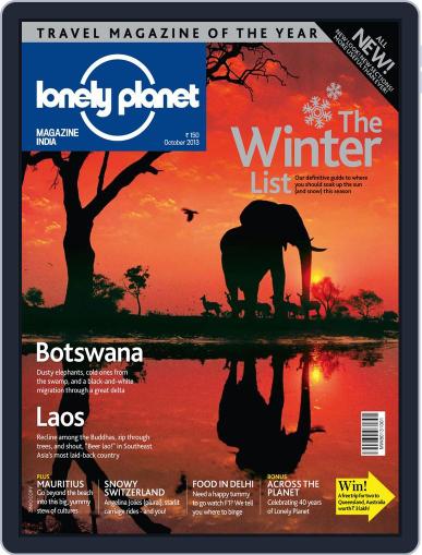 Lonely Planet Magazine India October 1st, 2013 Digital Back Issue Cover