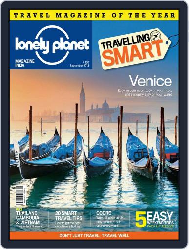 Lonely Planet Magazine India August 29th, 2013 Digital Back Issue Cover