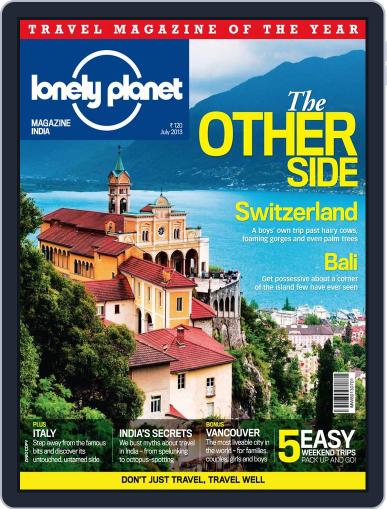 Lonely Planet Magazine India June 27th, 2013 Digital Back Issue Cover