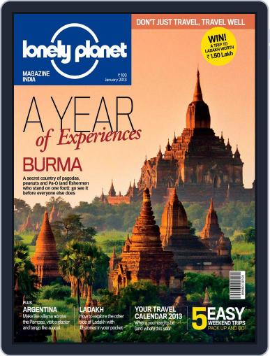 Lonely Planet Magazine India January 2nd, 2013 Digital Back Issue Cover