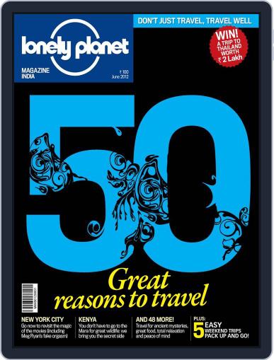 Lonely Planet Magazine India June 4th, 2012 Digital Back Issue Cover