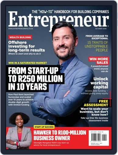 Entrepreneur Magazine South Africa October 1st, 2018 Digital Back Issue Cover