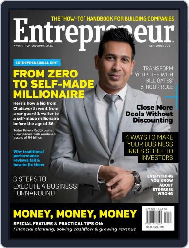 Entrepreneur Magazine South Africa September 1st, 2018 Digital Back Issue Cover