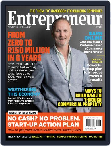 Entrepreneur Magazine South Africa May 1st, 2018 Digital Back Issue Cover