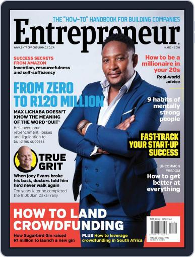 Entrepreneur Magazine South Africa March 1st, 2018 Digital Back Issue Cover