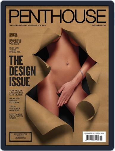 Australian Penthouse November 1st, 2016 Digital Back Issue Cover