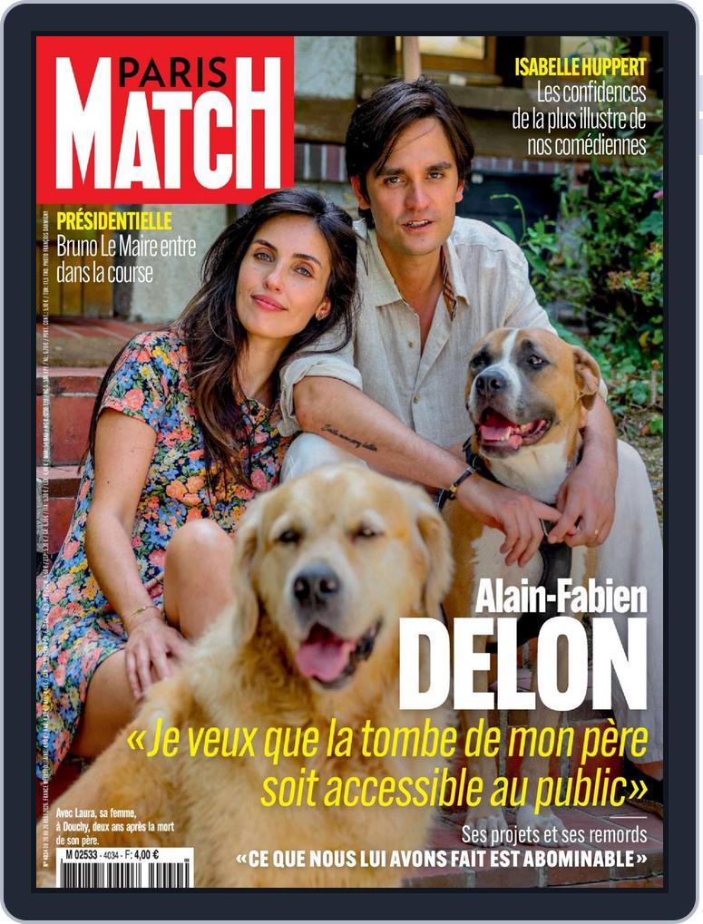 Paris Match (Digital) Subscription                    August 20th, 2026 Issue
