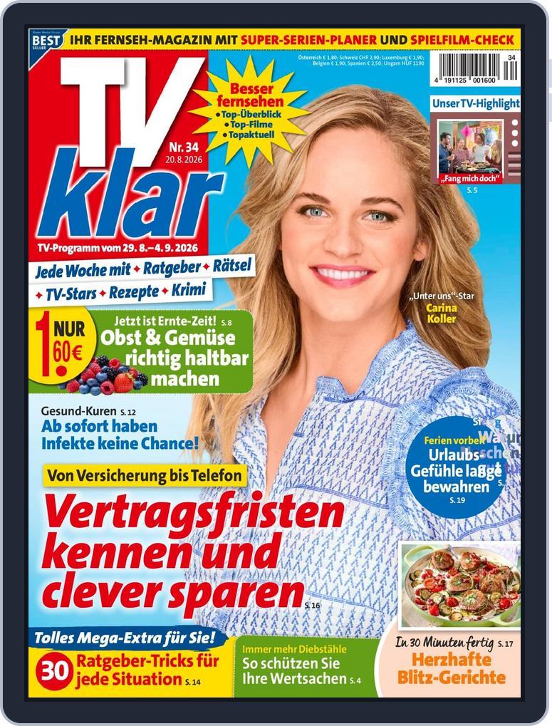 TV klar (Digital) Subscription                    August 20th, 2026 Issue