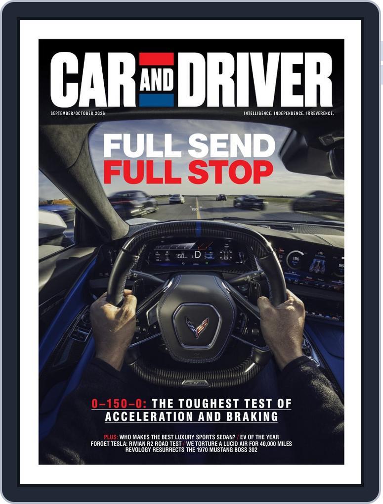 Car and Driver (Digital) Subscription                    September 1st, 2026 Issue