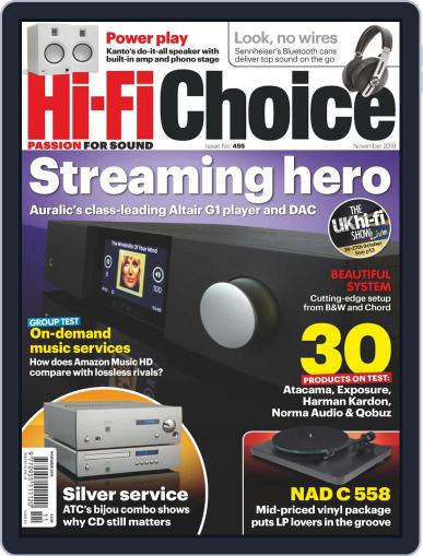 Hi-Fi Choice November 1st, 2019 Digital Back Issue Cover