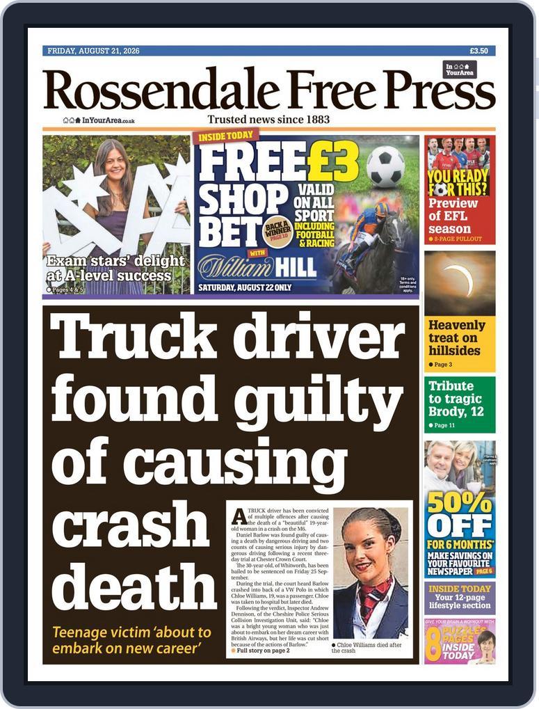 Rossendale Free Press (Digital) Subscription