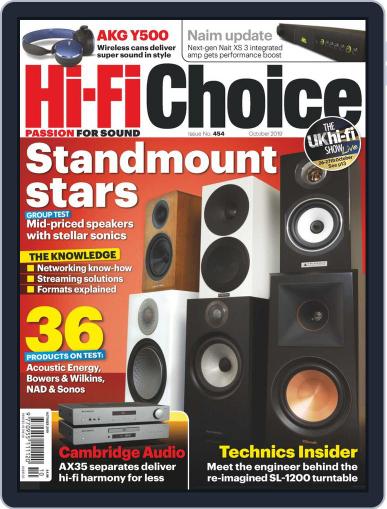 Hi-Fi Choice October 1st, 2019 Digital Back Issue Cover
