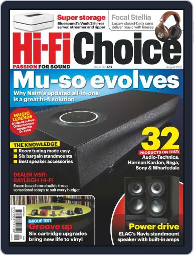 Hi-Fi Choice August 1st, 2019 Digital Back Issue Cover