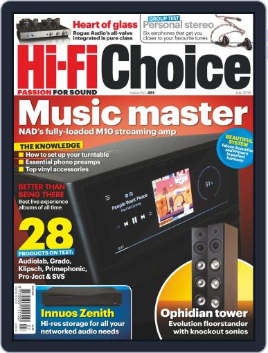 Hi-Fi Choice July 1st, 2019 Digital Back Issue Cover