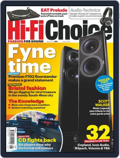 Hi-Fi Choice June 1st, 2019 Digital Back Issue Cover