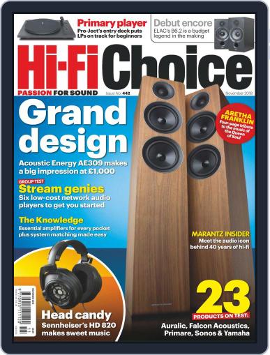 Hi-Fi Choice November 1st, 2018 Digital Back Issue Cover