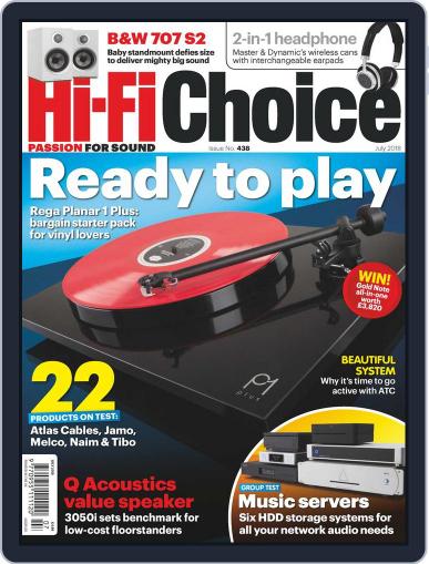 Hi-Fi Choice July 1st, 2018 Digital Back Issue Cover