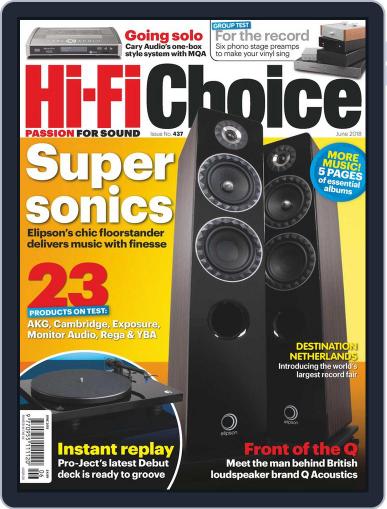 Hi-Fi Choice June 1st, 2018 Digital Back Issue Cover