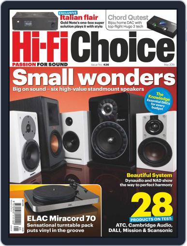 Hi-Fi Choice May 1st, 2018 Digital Back Issue Cover