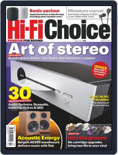 Hi-Fi Choice March 1st, 2018 Digital Back Issue Cover