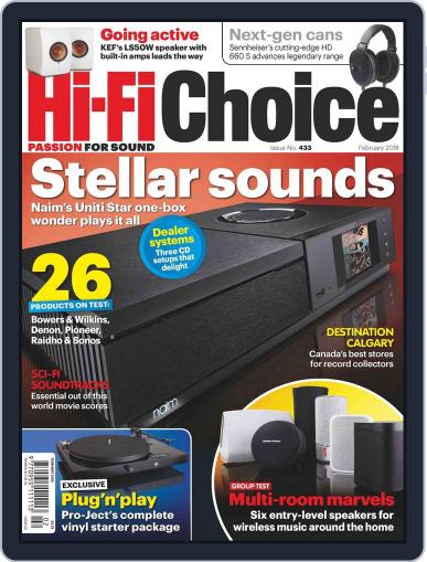 Hi-Fi Choice February 1st, 2018 Digital Back Issue Cover