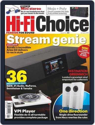 Hi-Fi Choice January 1st, 2018 Digital Back Issue Cover