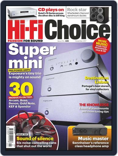 Hi-Fi Choice November 1st, 2017 Digital Back Issue Cover