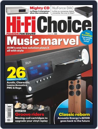 Hi-Fi Choice July 1st, 2017 Digital Back Issue Cover