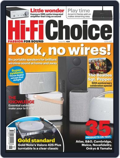 Hi-Fi Choice June 1st, 2017 Digital Back Issue Cover