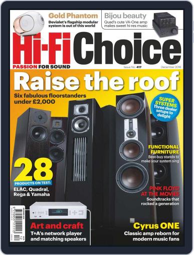 Hi-Fi Choice December 1st, 2016 Digital Back Issue Cover