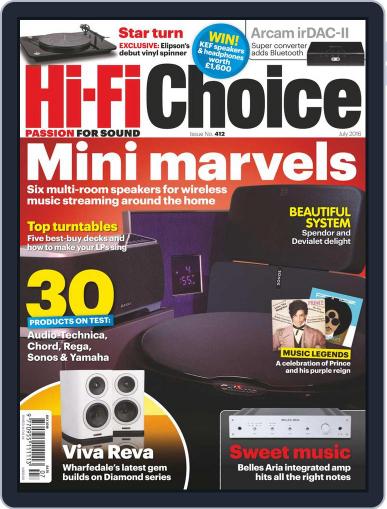 Hi-Fi Choice June 16th, 2016 Digital Back Issue Cover