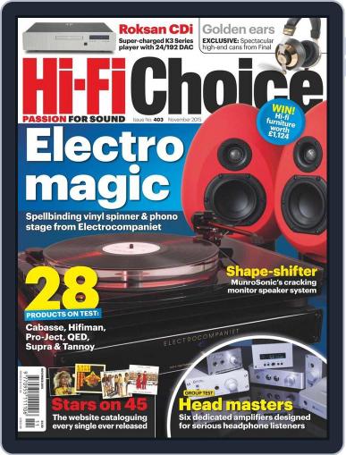 Hi-Fi Choice October 1st, 2015 Digital Back Issue Cover