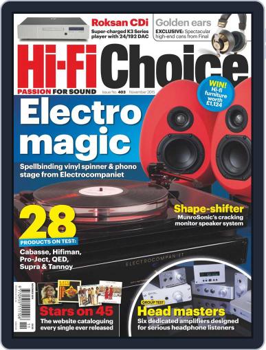 Hi-Fi Choice September 30th, 2015 Digital Back Issue Cover
