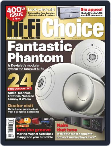 Hi-Fi Choice August 1st, 2015 Digital Back Issue Cover