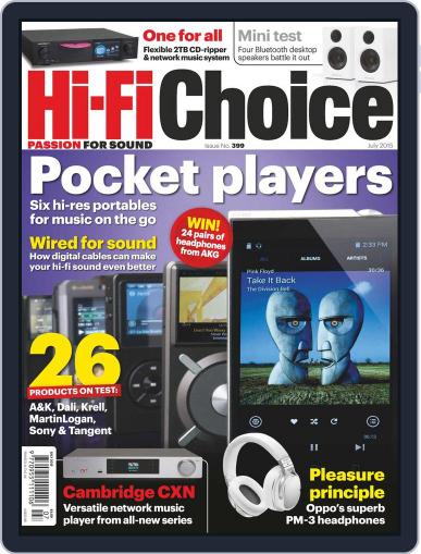 Hi-Fi Choice July 1st, 2015 Digital Back Issue Cover