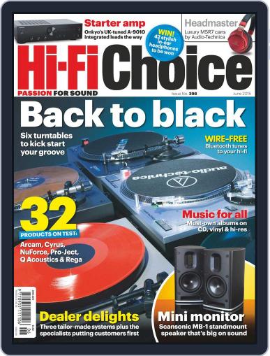Hi-Fi Choice June 1st, 2015 Digital Back Issue Cover