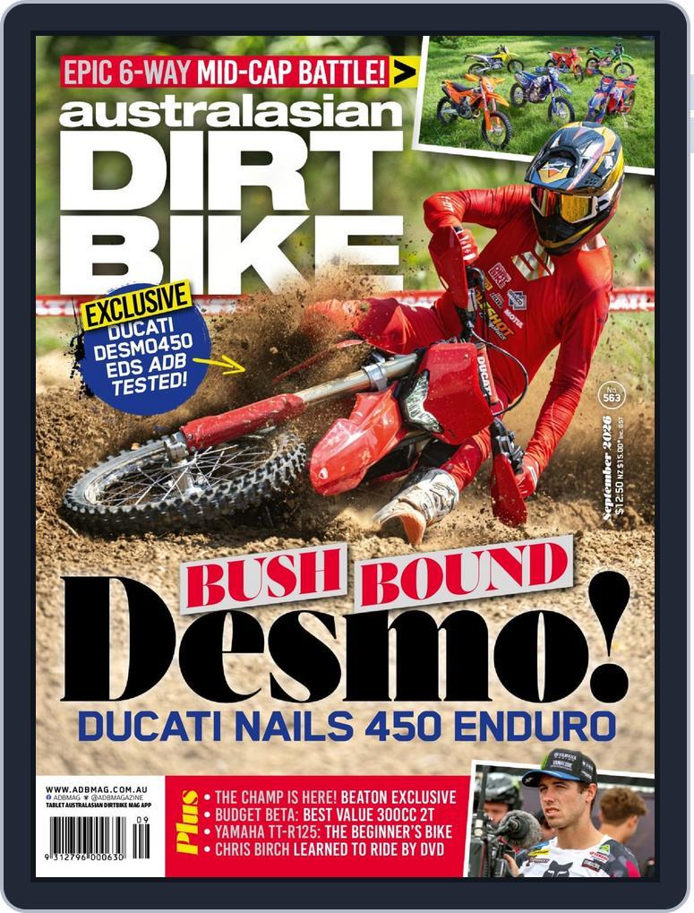 Australasian Dirt Bike (Digital) Subscription                    September 1st, 2026 Issue