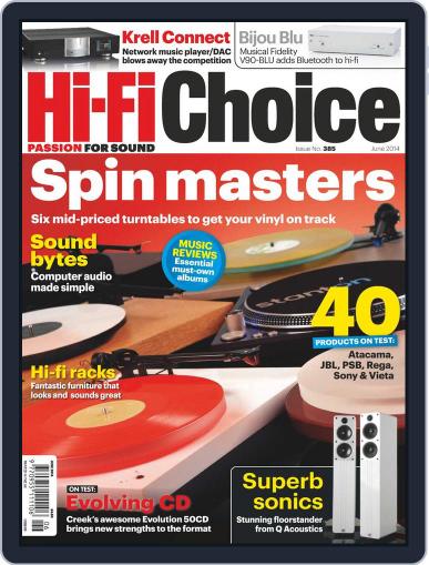 Hi-Fi Choice May 13th, 2014 Digital Back Issue Cover