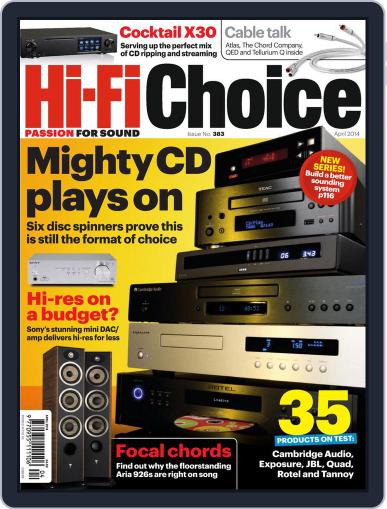 Hi-Fi Choice March 13th, 2014 Digital Back Issue Cover