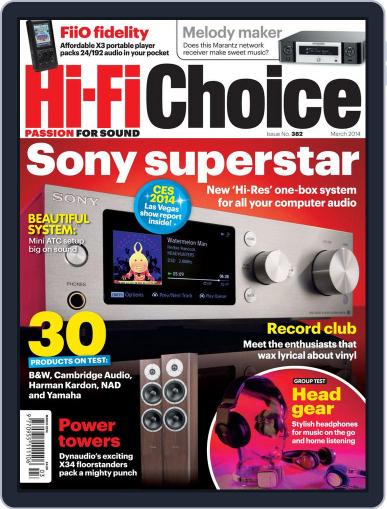 Hi-Fi Choice February 12th, 2014 Digital Back Issue Cover