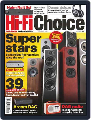 Hi-Fi Choice October 23rd, 2013 Digital Back Issue Cover