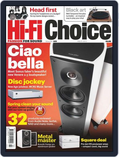 Hi-Fi Choice February 6th, 2013 Digital Back Issue Cover