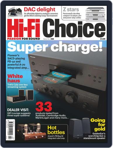 Hi-Fi Choice January 9th, 2013 Digital Back Issue Cover