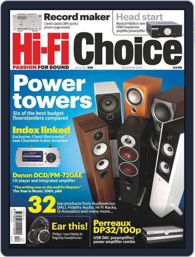 Hi-Fi Choice October 16th, 2012 Digital Back Issue Cover